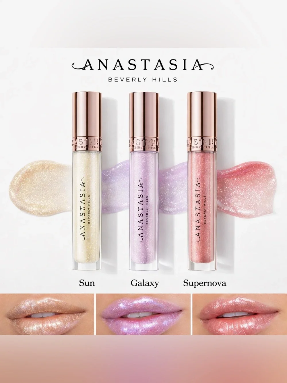 NEW✅ Anastasia Beverly Hills Cosmic Collection Lip Gloss Trio - Brand New in Box